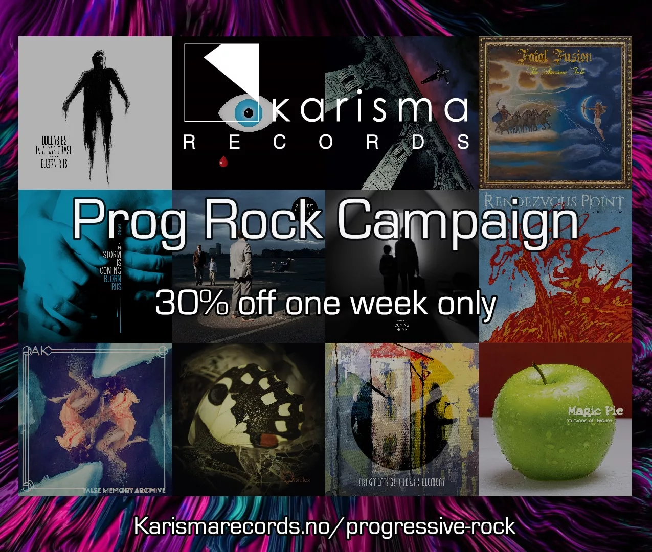 Karisma Records Prog Rock Sales Campaign