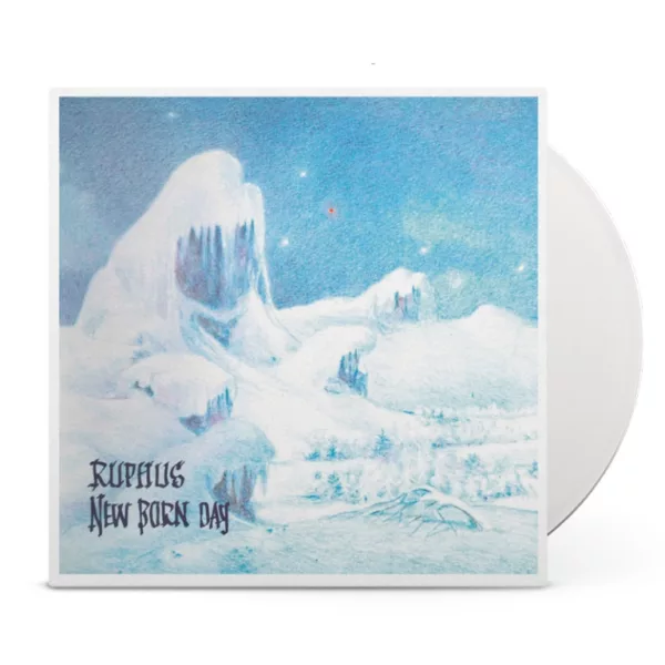 RuphusWHITE 768x768 1 jpg Ruphus, New Born Day (Limited edition vinyl, white LP) Ruphus "New Born Day" Limited edition vinyl is a remastered version on 180g white LP in gatefold cover. Limited to 500 copies worldwide. Remastered by Jacob Holm-Lupo (White Willow, The Opium Cartel)