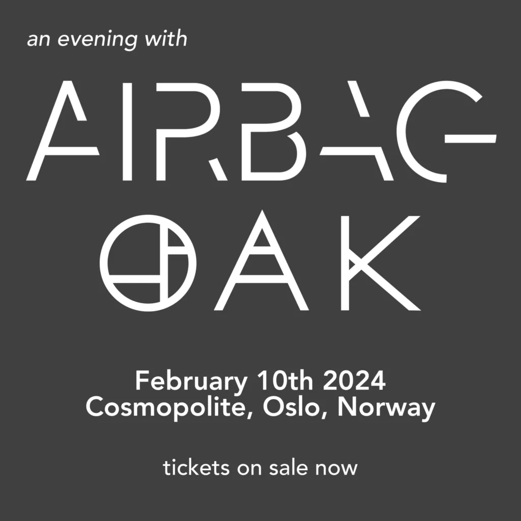 Airbag + Oak concert poster