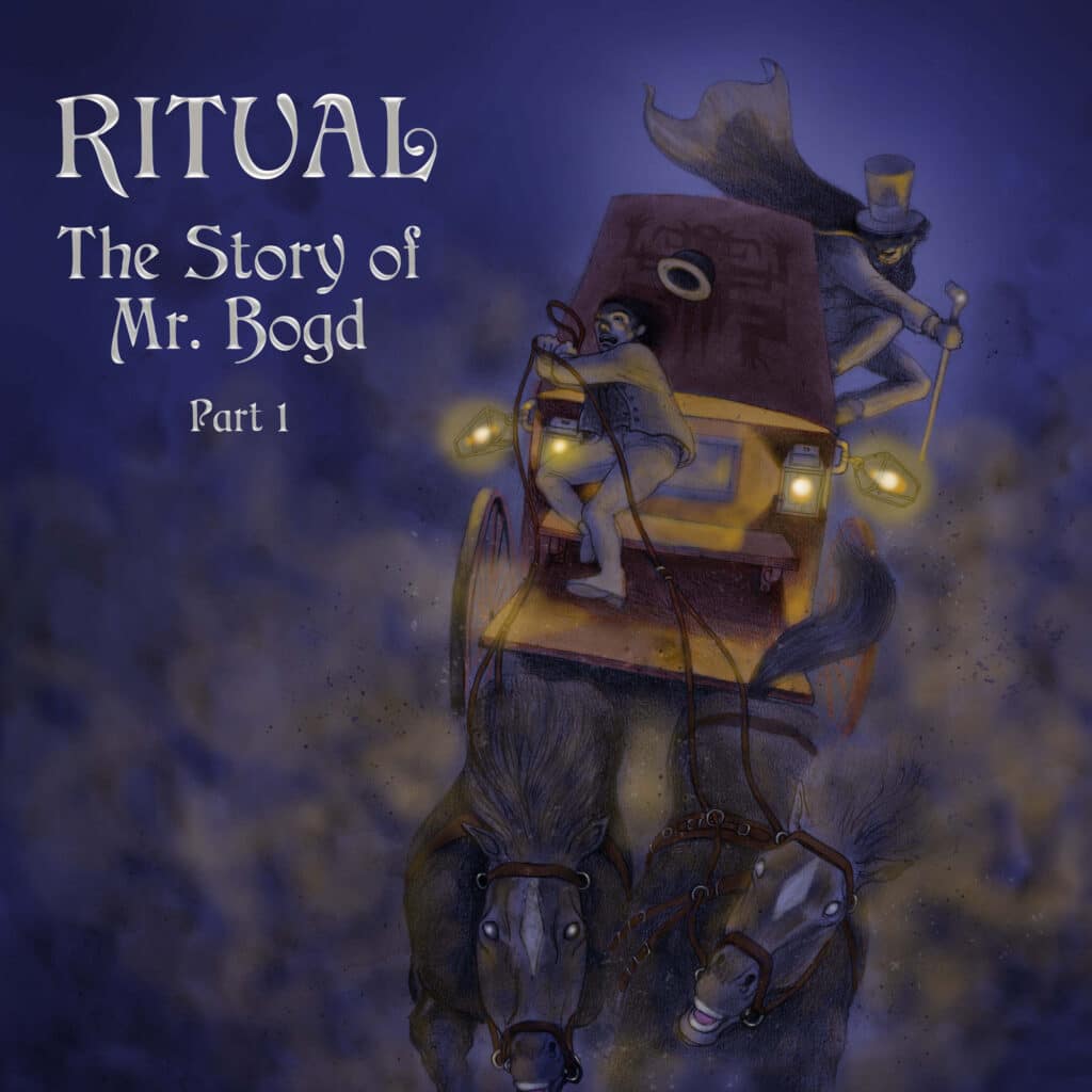 Cover for the album "the Story of Mr Bogd part 1 " from the swedish progband Ritual