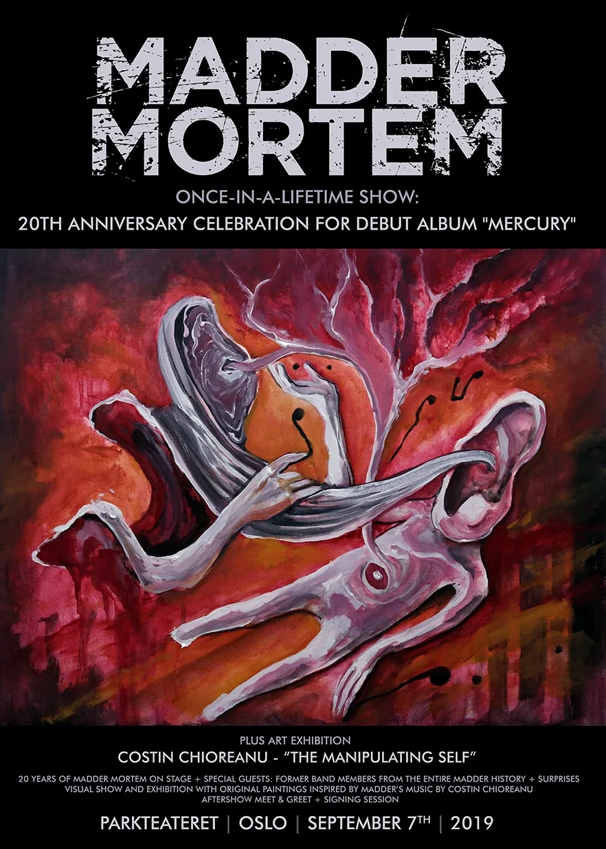 Madder Mortem Poster event jpg MADDER MORTEM CELEBRATE 20TH ANNIVERSARY OF FIRST ALBUM RELEASE WITH SPECIAL SHOW & A PLANNED RE-RELEASE VIA DARK ESSENCE RECORDS