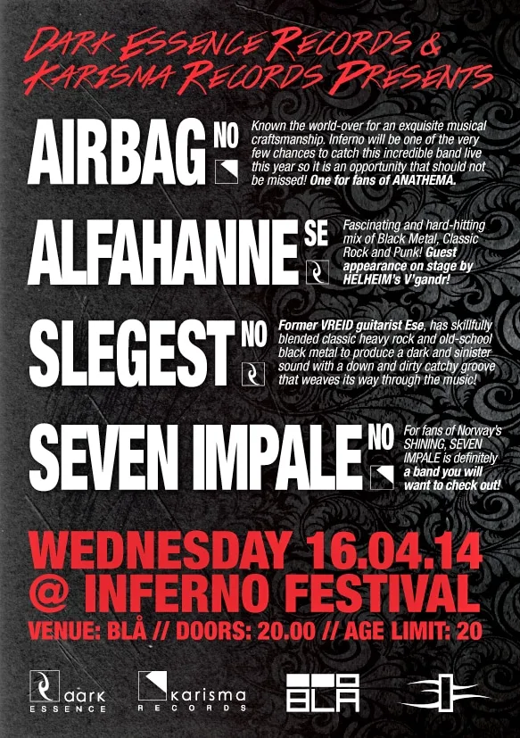 HELHEIM’s V’GANDR TO MAKE GUEST APPEARANCE AT THE DARK ESSENCE RECORDS INFERNO FESTIVAL EVENT 1 labelnight1604v01 jpg HELHEIM’s V’GANDR TO MAKE GUEST APPEARANCE AT THE DARK ESSENCE RECORDS INFERNO FESTIVAL EVENT