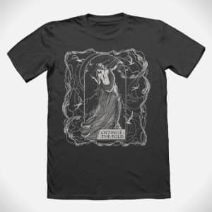Antinoë - The Fold black t-shirt.