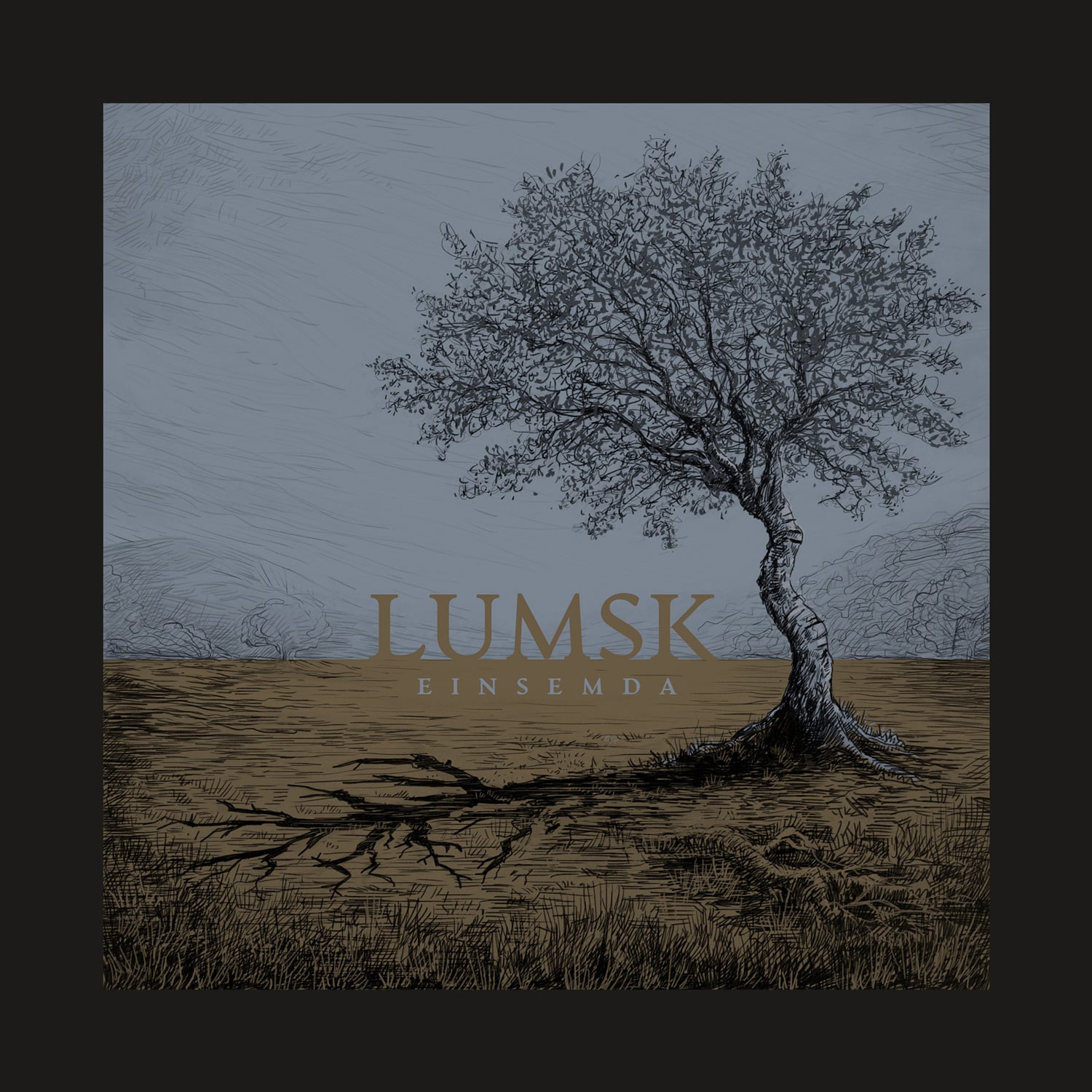 Home Dark Essence Records Lumsk - Einsemda cover art.